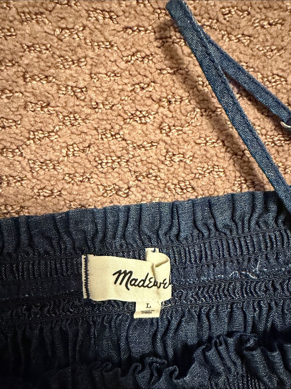 Madewell denim top - Picture 2 of 3